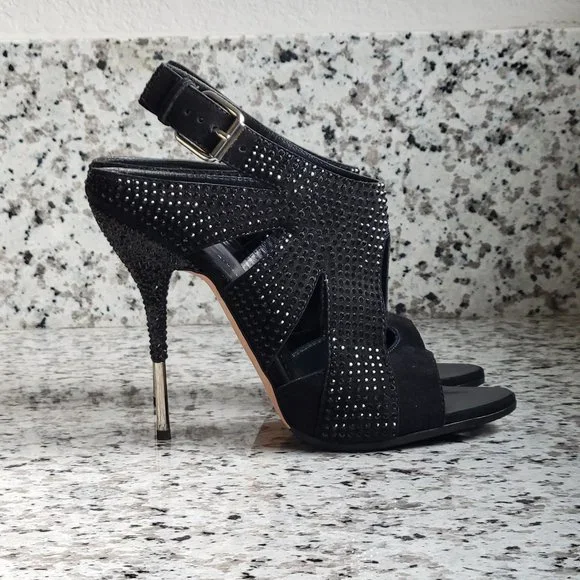 Giuseppe Zanotti heels embellished with crystals EU Sz 40 Mint condition - Picture 3 of 17